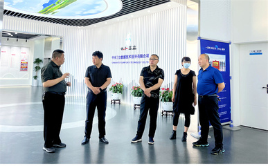 石嘴山市高新技術產業開發區管委會赴中水三立數據技術股份參觀調研，共促環境保護監測發展